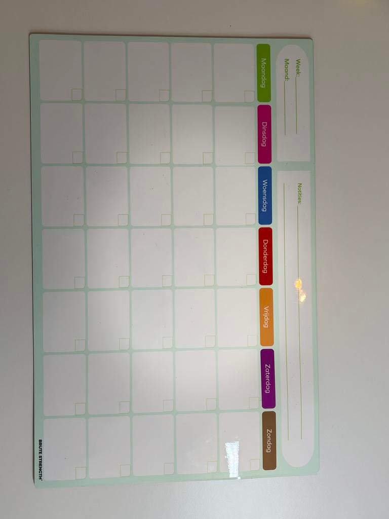 Magnetische maandplanner (4stuks), Huis en Inrichting, Woonaccessoires | Memoborden, Ophalen of Verzenden, Zo goed als nieuw