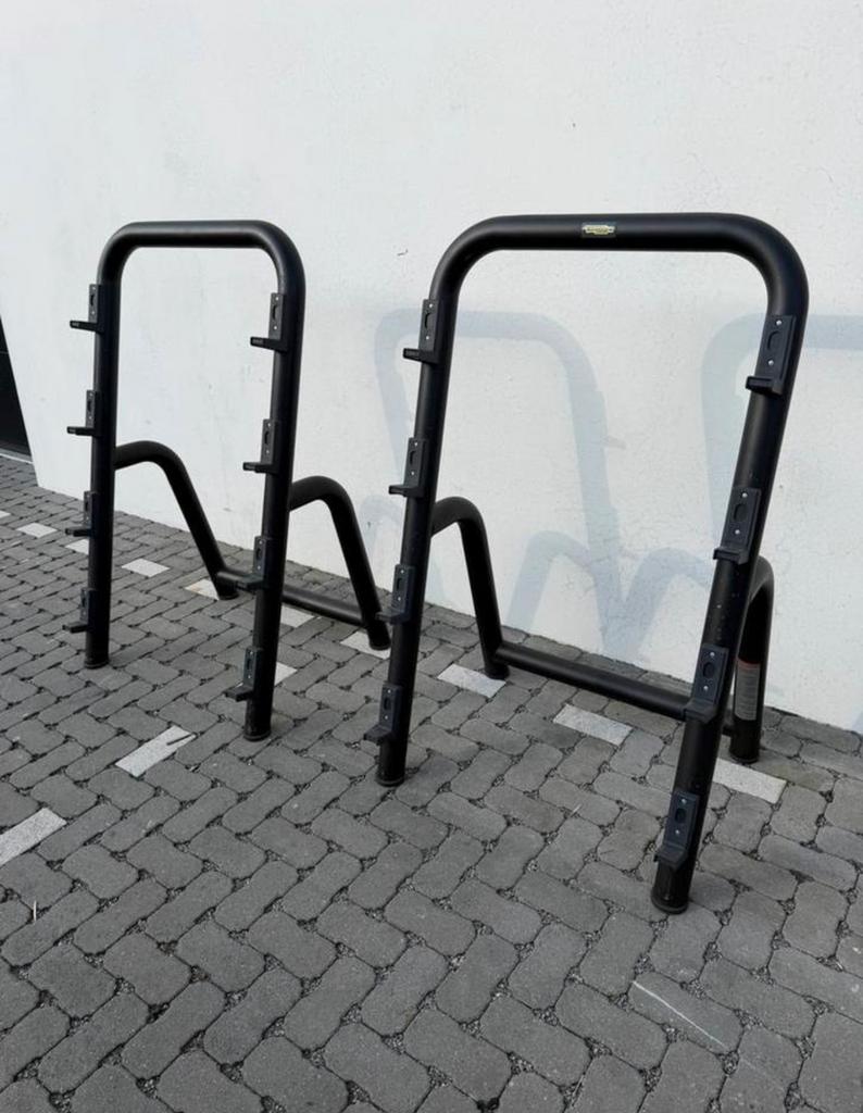 Technogym Barbelrack stangen rack, Sport en Fitness, Fitnessmaterialen, Ophalen