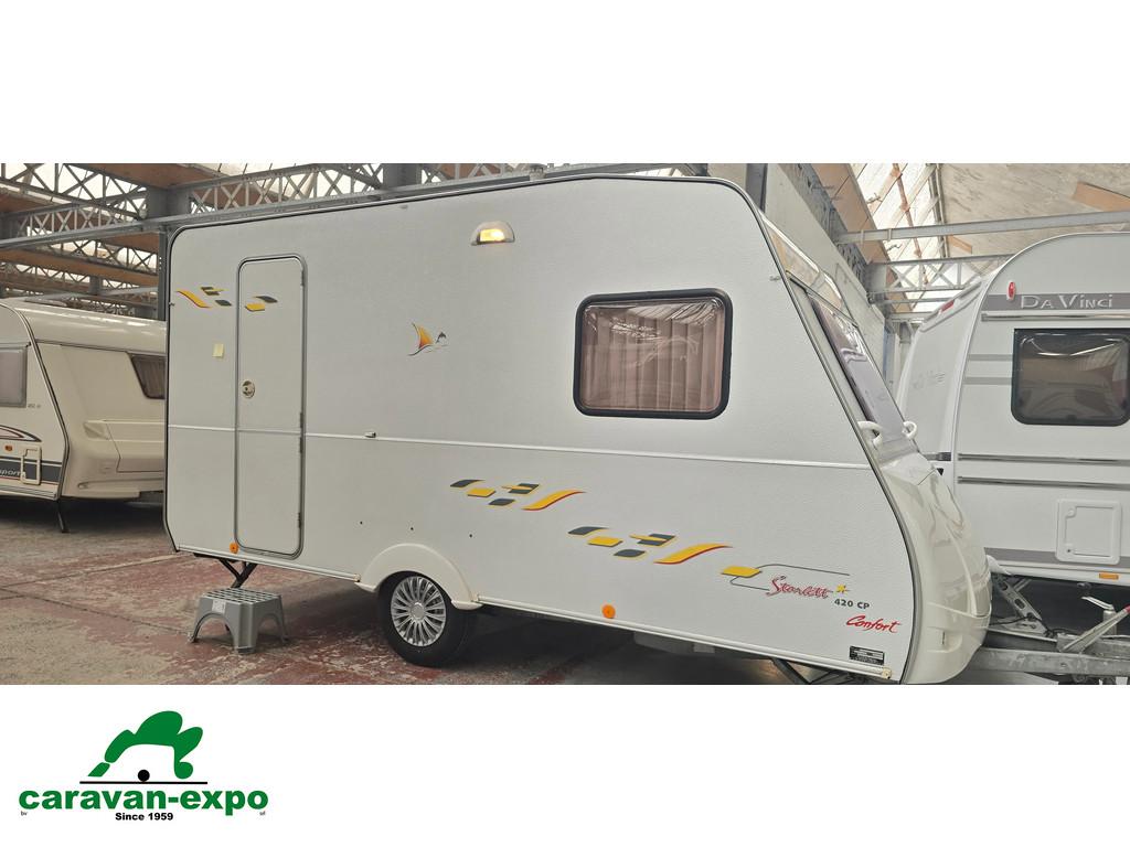 STERCKEMAN STARLETT 420CP LUXE, Caravans en Kamperen, Caravans, Sterckeman, Bedrijf, 4 tot 5 meter, 500 - 750 kg
