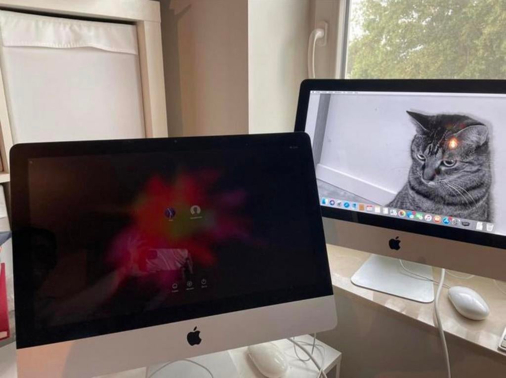 2x Imac met muis en toetsenbord, Ophalen, Gebruikt, IMac