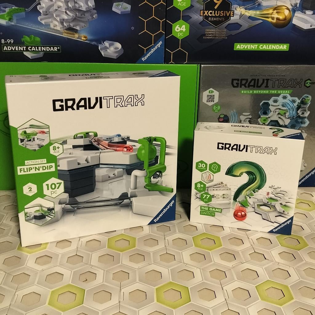 GraviTrax Action Set Flip 'N Dip & The Game Switch, Kinderen en Baby's, Ophalen of Verzenden, Zo goed als nieuw, Bouwen