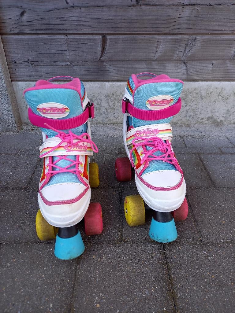 rolschaatsen Optimum, maat 32-35 ( valt klein ), Ophalen of Verzenden