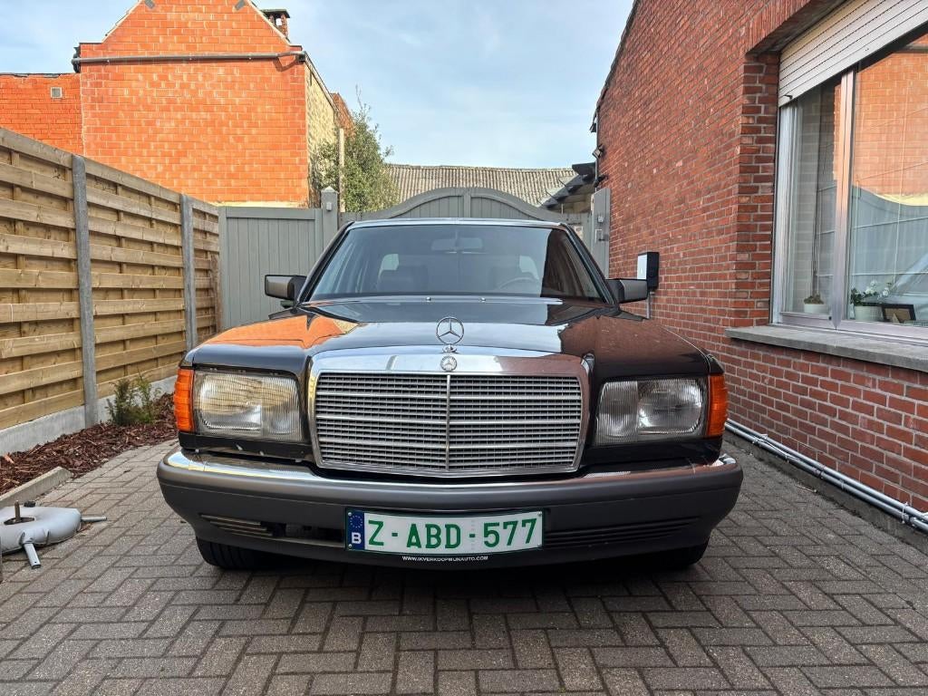 Mercedes 300 SE Oldtimer W126 - Bouwjaar 1990, Autos, Cuir, Argent ou Gris, Achat, Entreprise