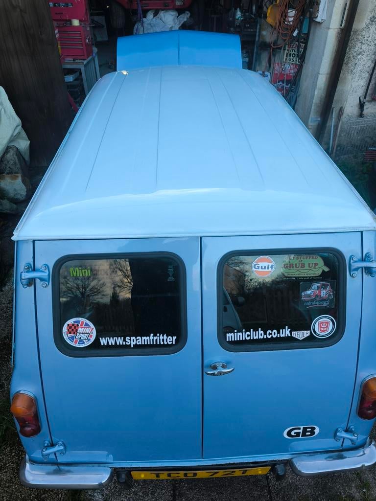 Mini Clubman Estate 79, Auto's, Austin, Zwart, 4 cilinders, Blauw, Break