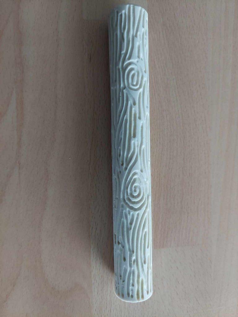 Deegrol met houtnerf structuur, Ophalen of Verzenden, Zo goed als nieuw, Taarten of Cupcakes, Overige typen