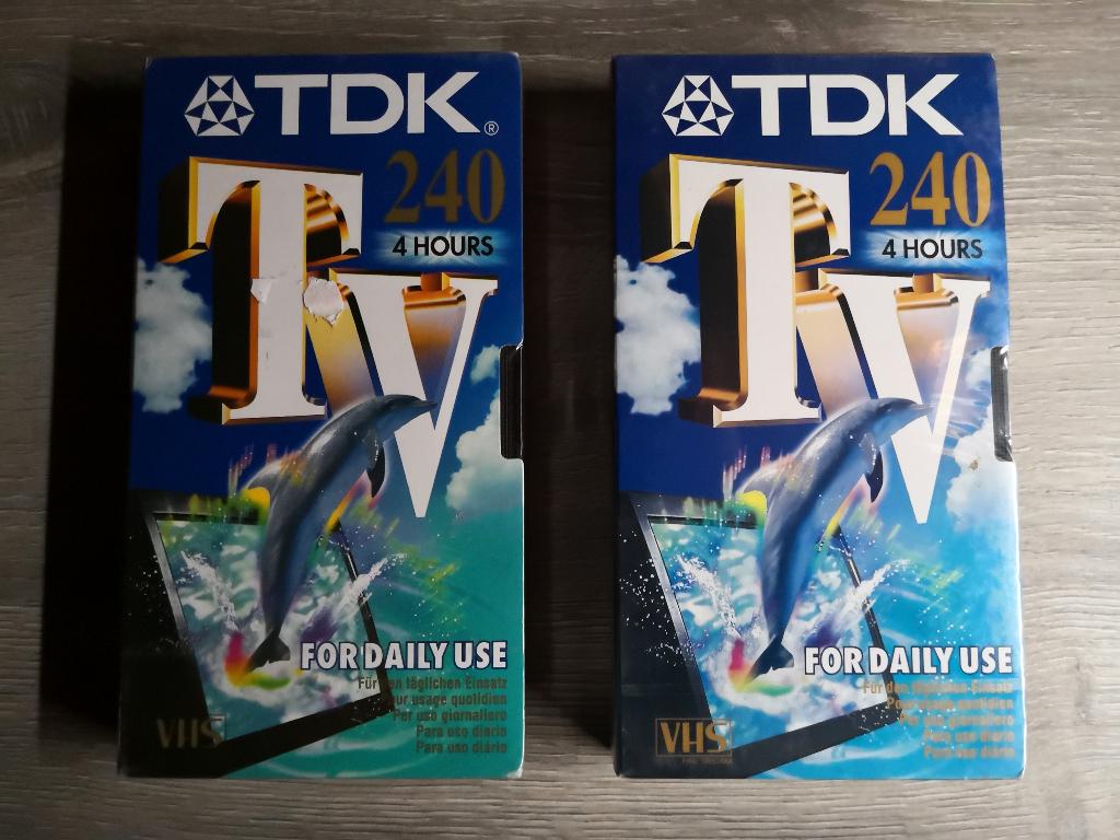 2x ongebruikte TDK vhs cassette - 4 uur, Ophalen