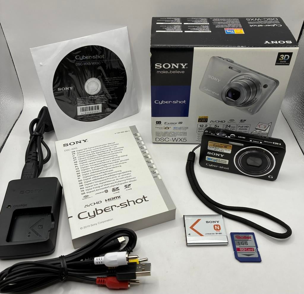 Sony Cyber-shot DSC-WX5 - compact camera, Enlèvement ou Envoi, Comme neuf