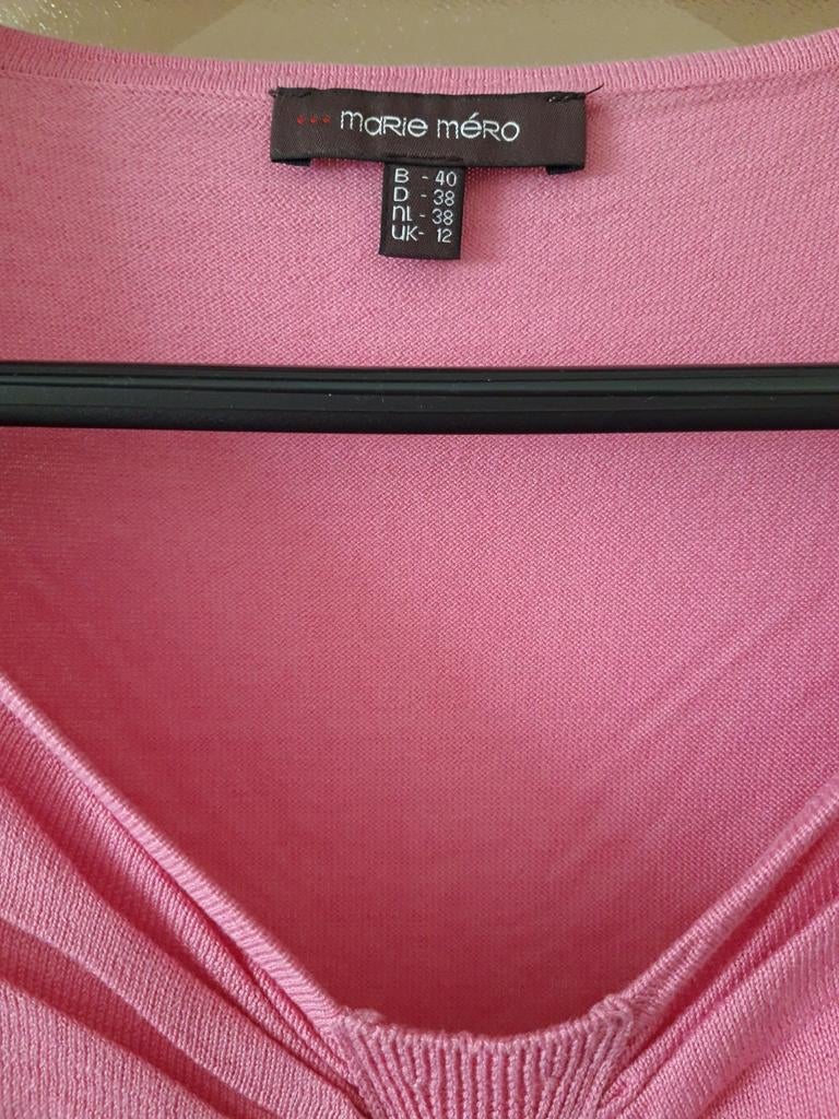 Volledig nieuwe t-shirt Marie Mero, Neuf, Manches courtes, Taille 38/40 (M), Rose