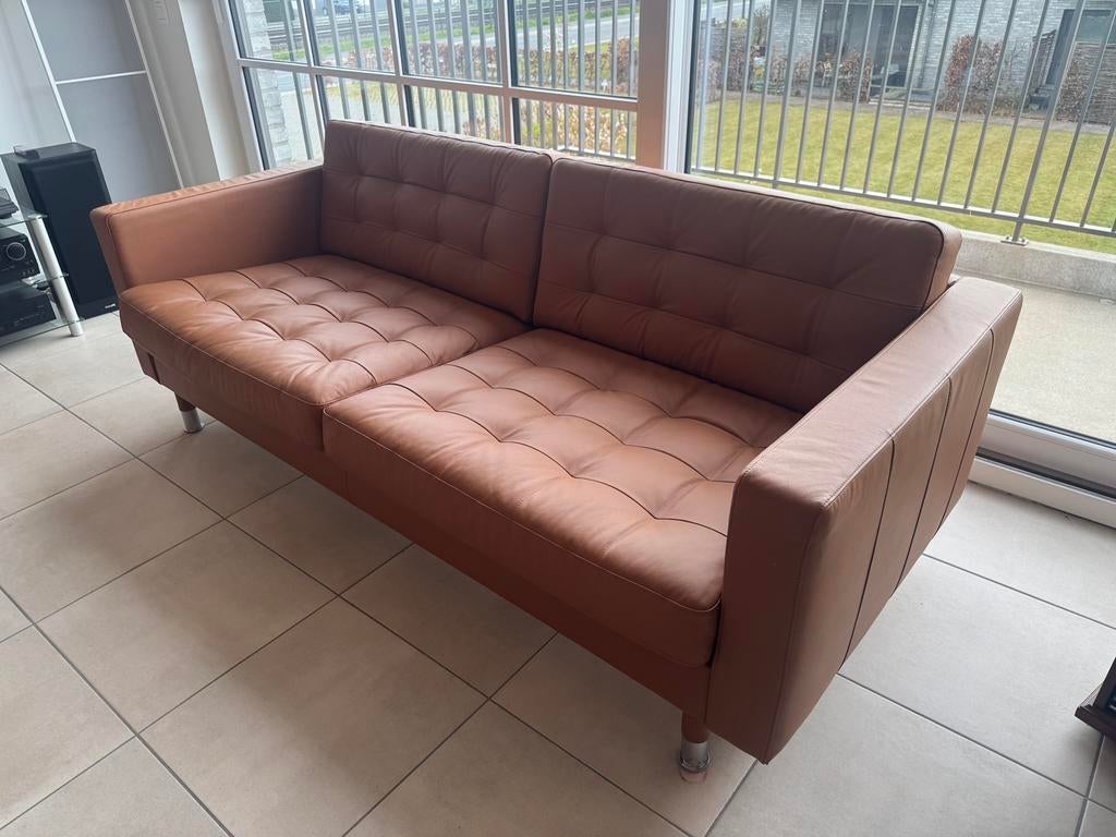 Canapé IKEA Landskrona presque neuf - Livraison gratuite, Enlèvement ou Envoi, Comme neuf, Cuir