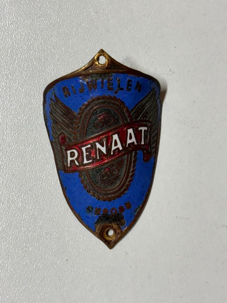 Kopmerkplaatje merkplaatje fietsplaat plaque velo vintage, Ophalen