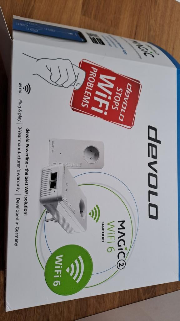 Devolo magic 2 Powerline adapter starter kit wifi 6 BE, Computers en Software, Ophalen