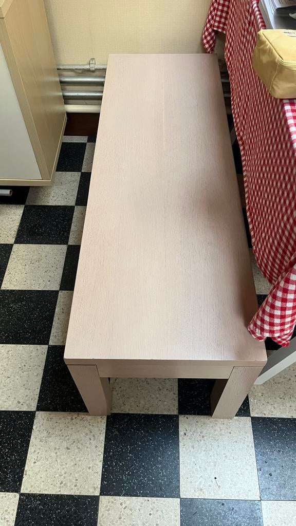 volhouten bank, Huis en Inrichting, Ophalen, Zo goed als nieuw