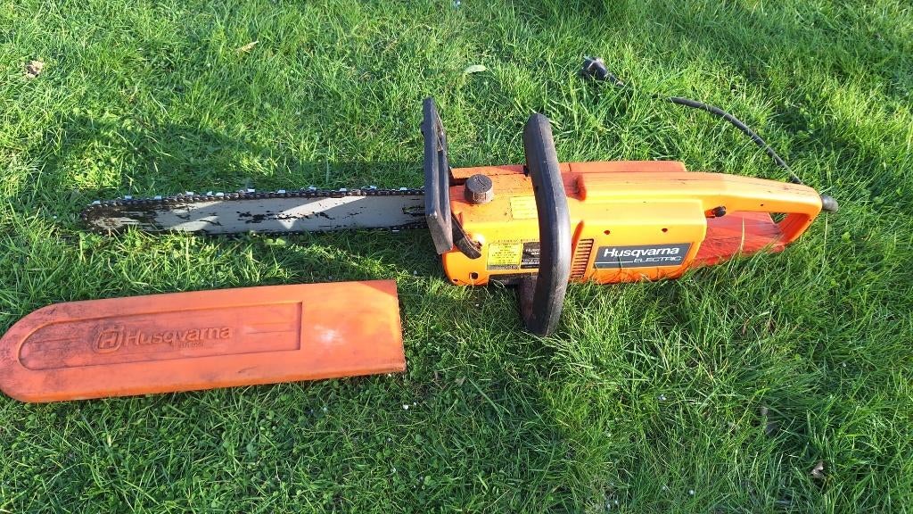 Elektrisch Kettingzaag Husqvarna, Enlèvement ou Envoi, Utilisé, Tronçonneuse