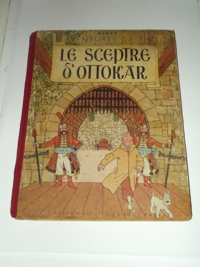 Tintin : Le Sceptre d'Ottokar / EO couleur, Eén stripboek, Ophalen of Verzenden, Gelezen, HERGE