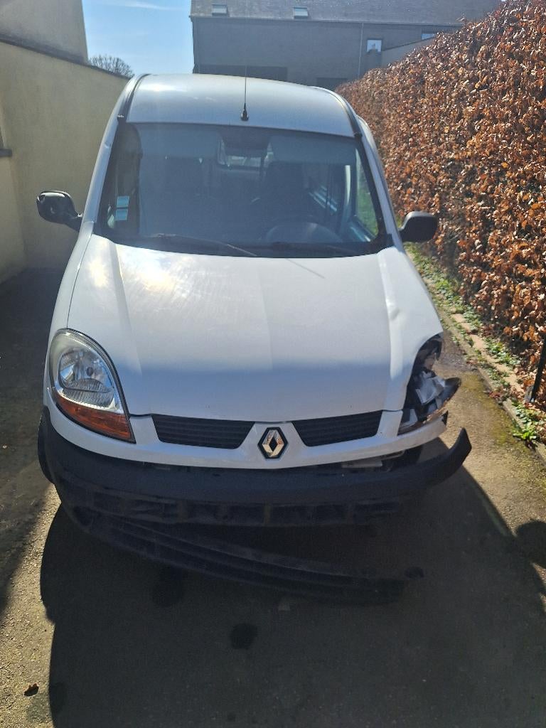 Renault kangoo 19d pour pieces, Auto diversen, Ongevalwagen, Ophalen, Renault, Wit, Overige carrosserie