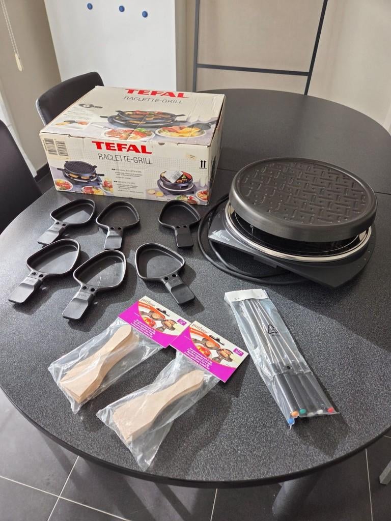 Gourmet - Raclette - Grill Tefal 6 personen, Electroménager, Enlèvement, Utilisé, 4 à 7 personnes
