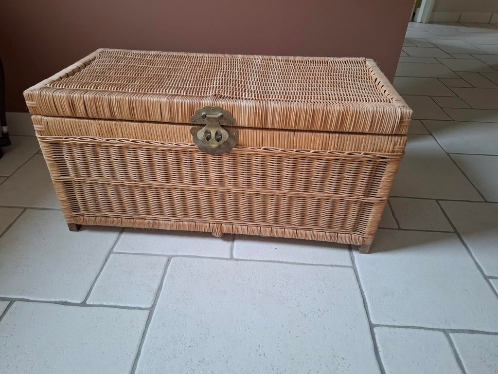 Rieten mand, Ophalen, Overige materialen, Minder dan 50 cm, 50 tot 100 cm