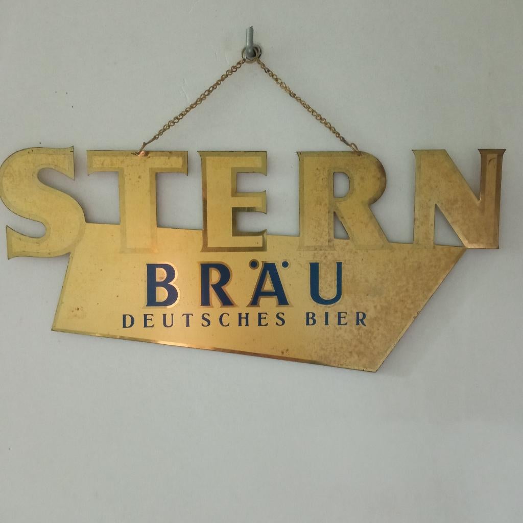 publicité STERN, Enlèvement ou Envoi, Utilisé, Panneau, Plaque ou Plaquette publicitaire, Autres marques