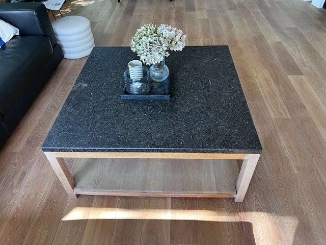 Grote salontafel modern landelijk arduin, Ophalen, Gebruikt, Overige materialen, Minder dan 50 cm