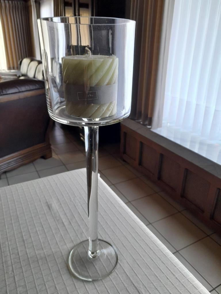 Staander in glas, Huis en Inrichting, Woonaccessoires | Stolpen, Ophalen