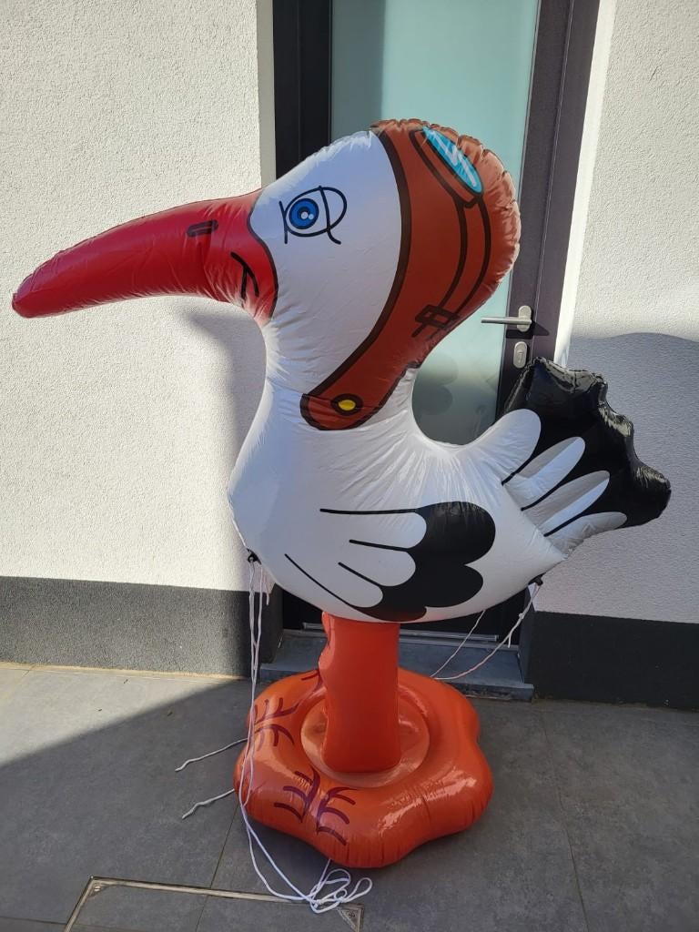 Naissance d'une cigogne gonflable, Enfants & Bébés, Cadeaux d'accouchement & Assiettes de naissance, Comme neuf, Tableau de naissance