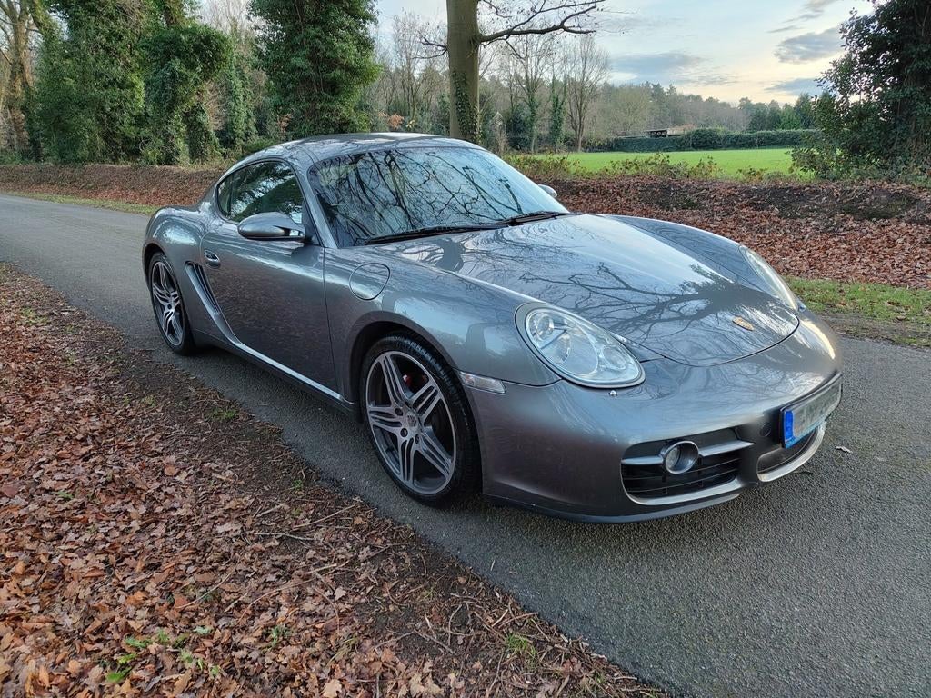 Porsche Cayman 2.7 2007 met keuring voor verkoop, Autos, Porsche, Cuir, Argent ou Gris, Achat, 2 places