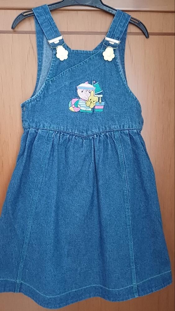 robe en jeans taille 104 de la marque « Minou », Enfants & Bébés, Enlèvement ou Envoi, Comme neuf, Fille, Robe ou Jupe