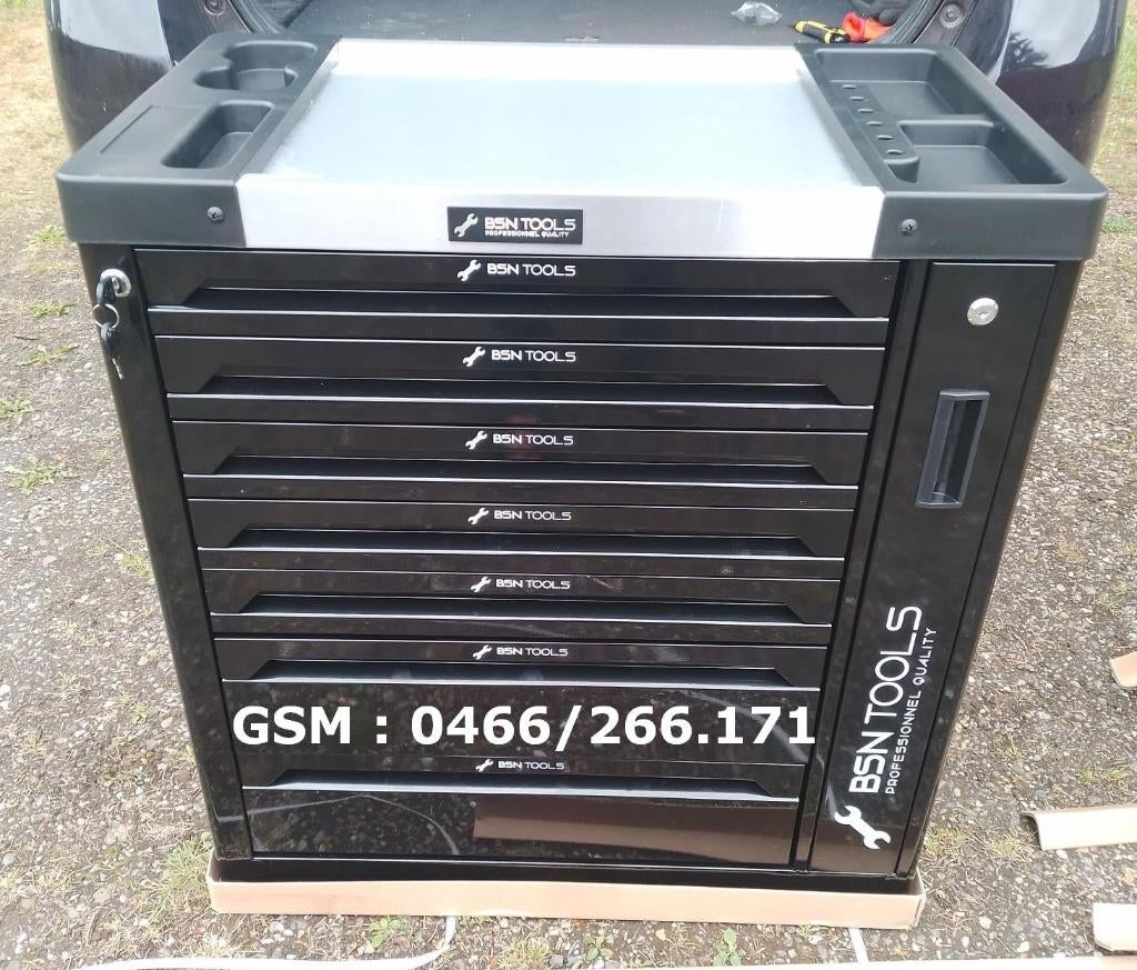 Nouveau Model 2026 Servante d'Atelier 7 tiroirs + 262 Outils, Enlèvement, Neuf