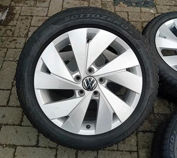Winterbanden velgen VW Golf Caddy 17inch 5x112 6-7mm ❄️🌨, Enlèvement