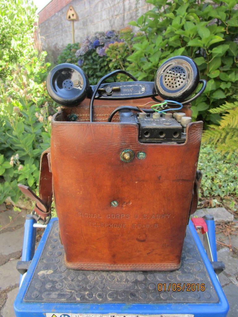 Téléphone EE - 8 B  USA, Collections, Objets militaires | Seconde Guerre mondiale, Enlèvement ou Envoi, Armée de terre, Autres types