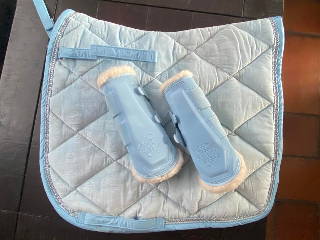 Tapis de selle et guêtres, Animaux & Accessoires, Enlèvement, Comme neuf