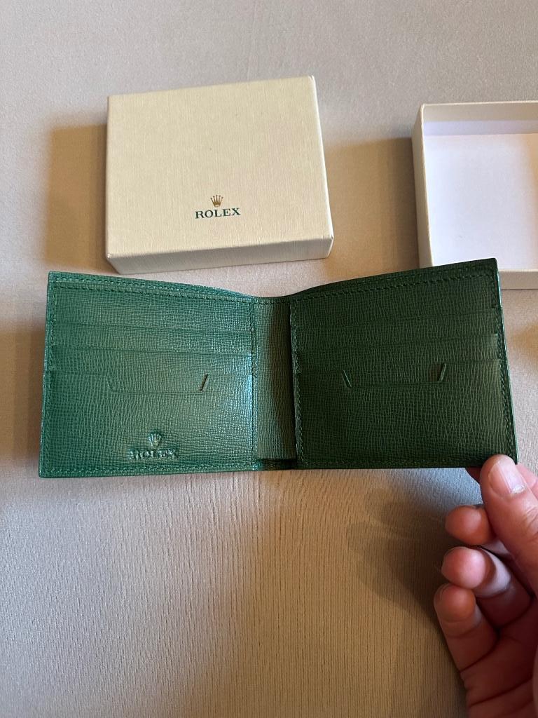 Rolex portefeuille nieuw, Handtassen en Accessoires, Portemonnees, Ophalen, Nieuw, Groen, Overige merken