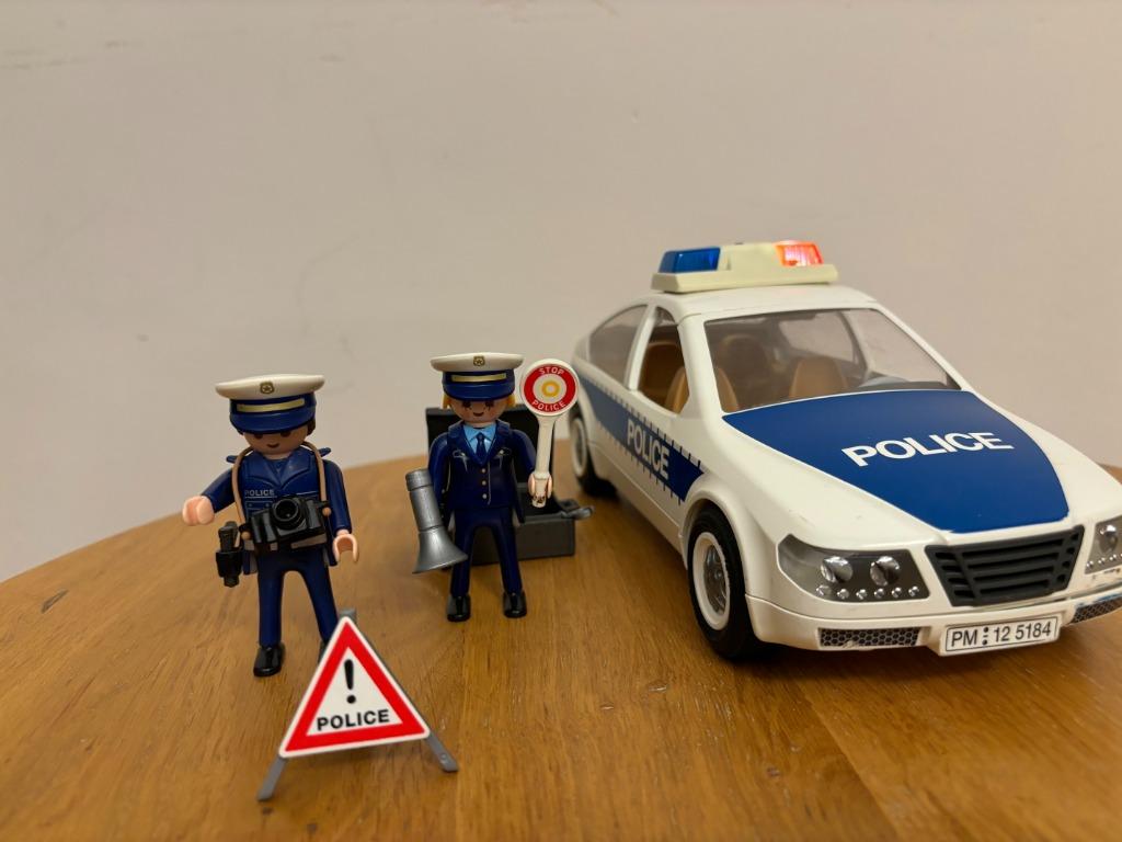 Playmobil 5184: Politiepatrouille EN MEER, Ophalen, Zo goed als nieuw, Complete set