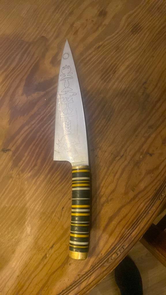 Florentin F4 koksmes (Florentijnse keukenmessen), Huis en Inrichting, Ophalen of Verzenden, Zo goed als nieuw