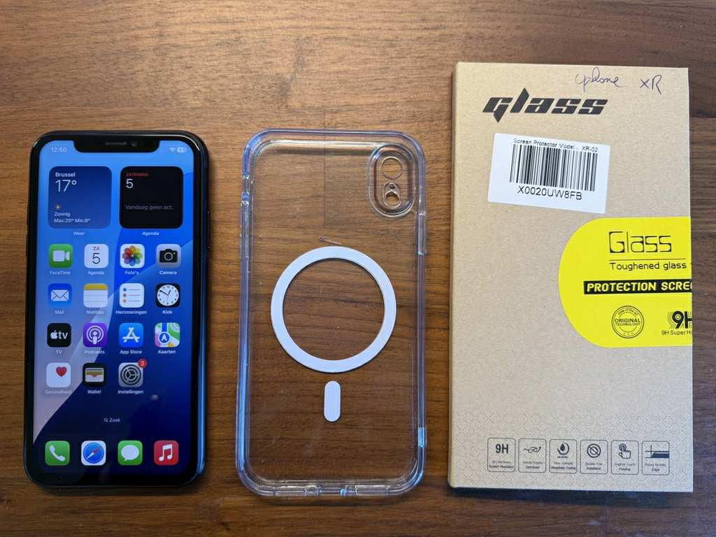 Iphone XR 128GB - 100% batterij - Nieuwstaat - Garantie, Telecommunicatie, Mobiele telefoons | Apple iPhone, Ophalen, 128 GB, Zwart