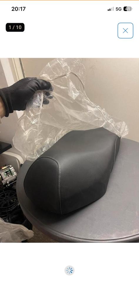 IVA E-GO S5 Zadel / Buddyseat origineel, Fietsen en Brommers, Verzenden, Zo goed als nieuw, Kap