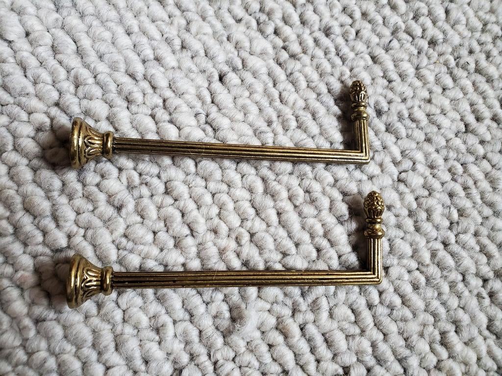 2 embrasses en laiton, antiques, Enlèvement ou Envoi