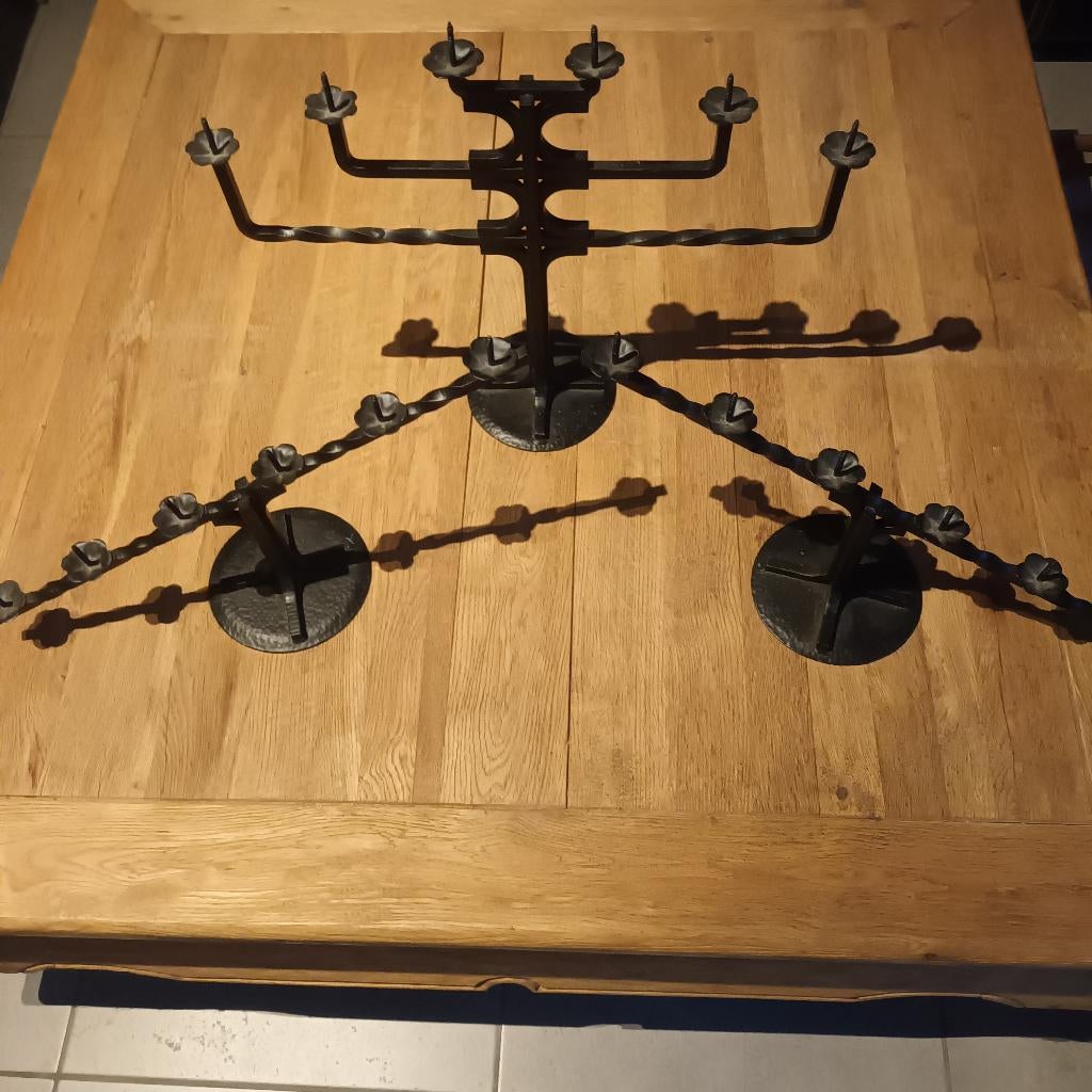 Chandelier bougeoir vintage, Enlèvement ou Envoi