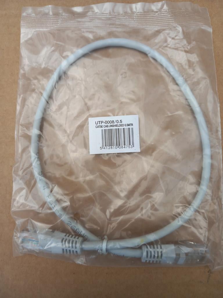 câble de raccordement UTP 0,5 m, Enlèvement, Neuf