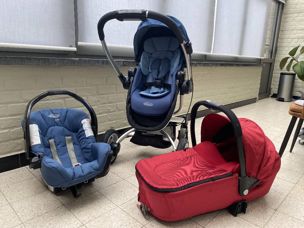 Kinderwagen/autostoeltje voor baby's /reiswieg GRACO Symbio, Met autostoeltje, Zo goed als nieuw, Ophalen, Kinderwagen