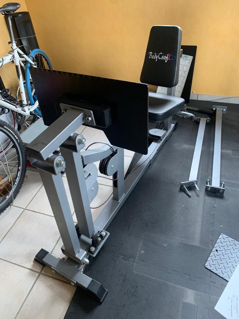 BodyCraft K1 Leg Press, Jambes, Enlèvement, Métal, Centrale électrique