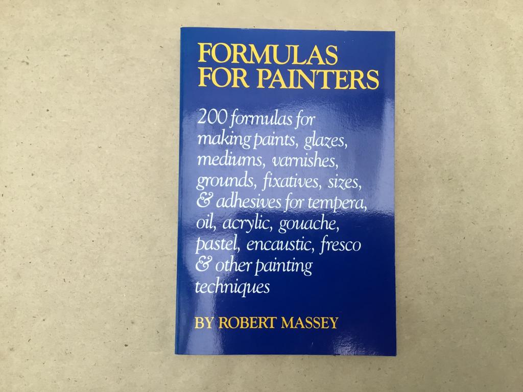 Boek Formulas for painters Robert Massey, Boeken, Kunst en Cultuur | Beeldend, Zo goed als nieuw, Schilder- en Tekenkunst, Ophalen of Verzenden