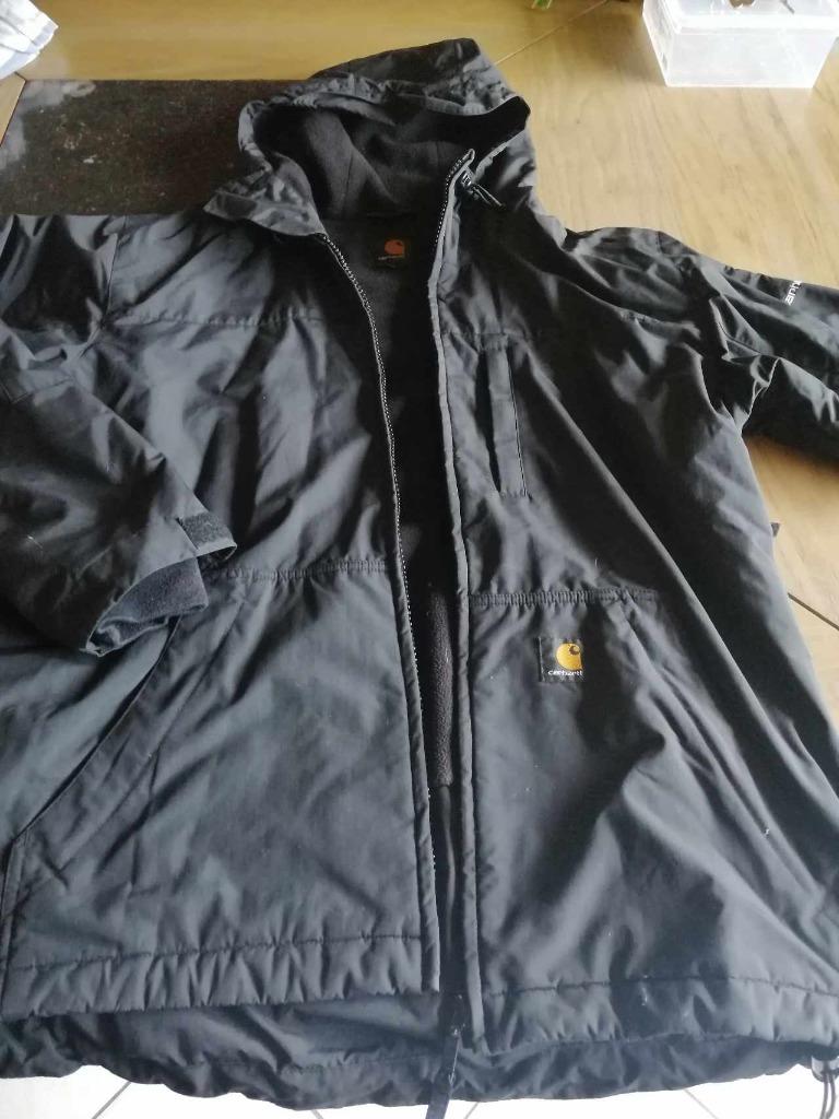 Jas zwart merk carhartt (crest jacket) – maat m – als nieuw, Maat 48/50 (M), Zwart, Carhartt, Ophalen of Verzenden