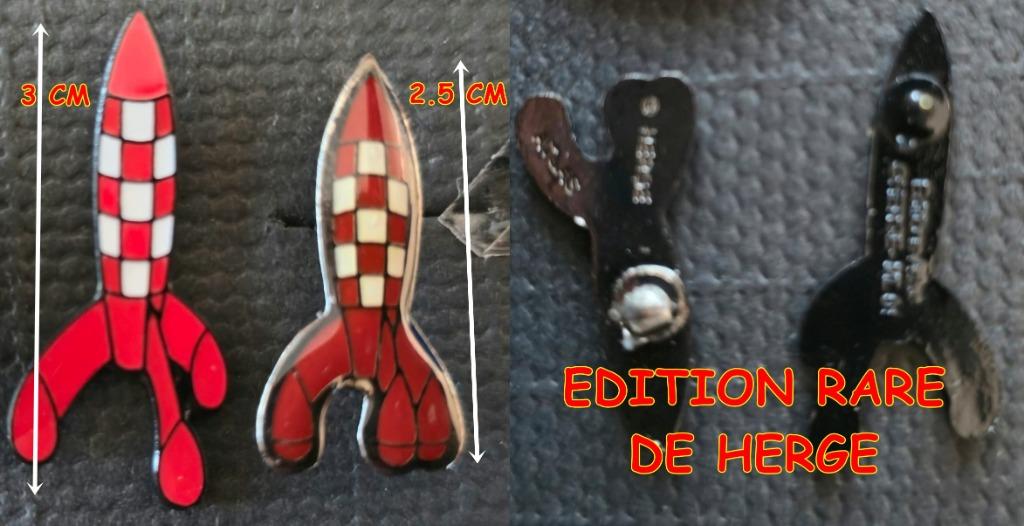 TINTIN-TWO ROCKETS-EDITIES HERGE RARE.jpg, Verzenden