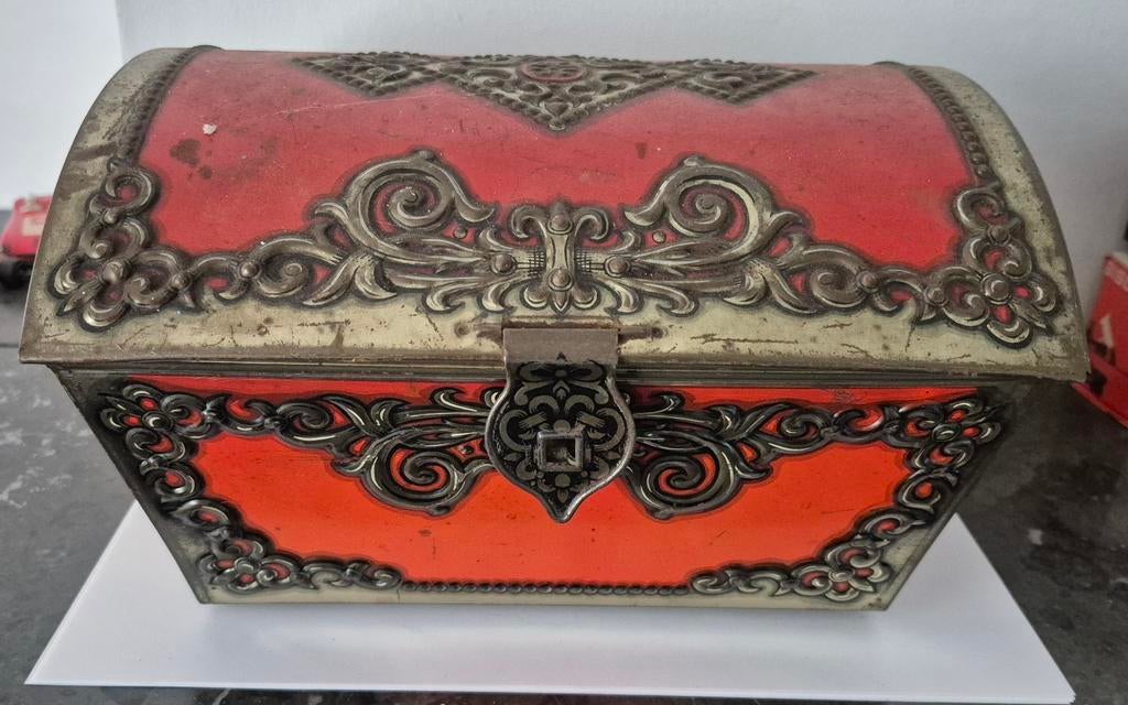 Vintage Victoria koekjes blik 50's/60's, Verzamelen, Blikken, Ophalen of Verzenden, Koek(jes)