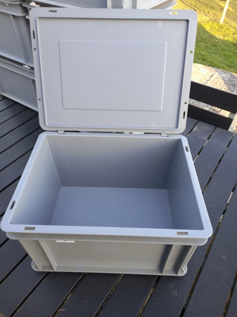 Boîte plastique 8 ex 400 x 300 x 220 mm - gris, Moins de 50 cm, Comme neuf, Synthétique, Enlèvement