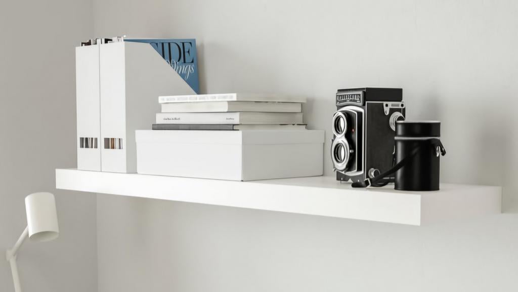 Lack wandplak wit, Ophalen