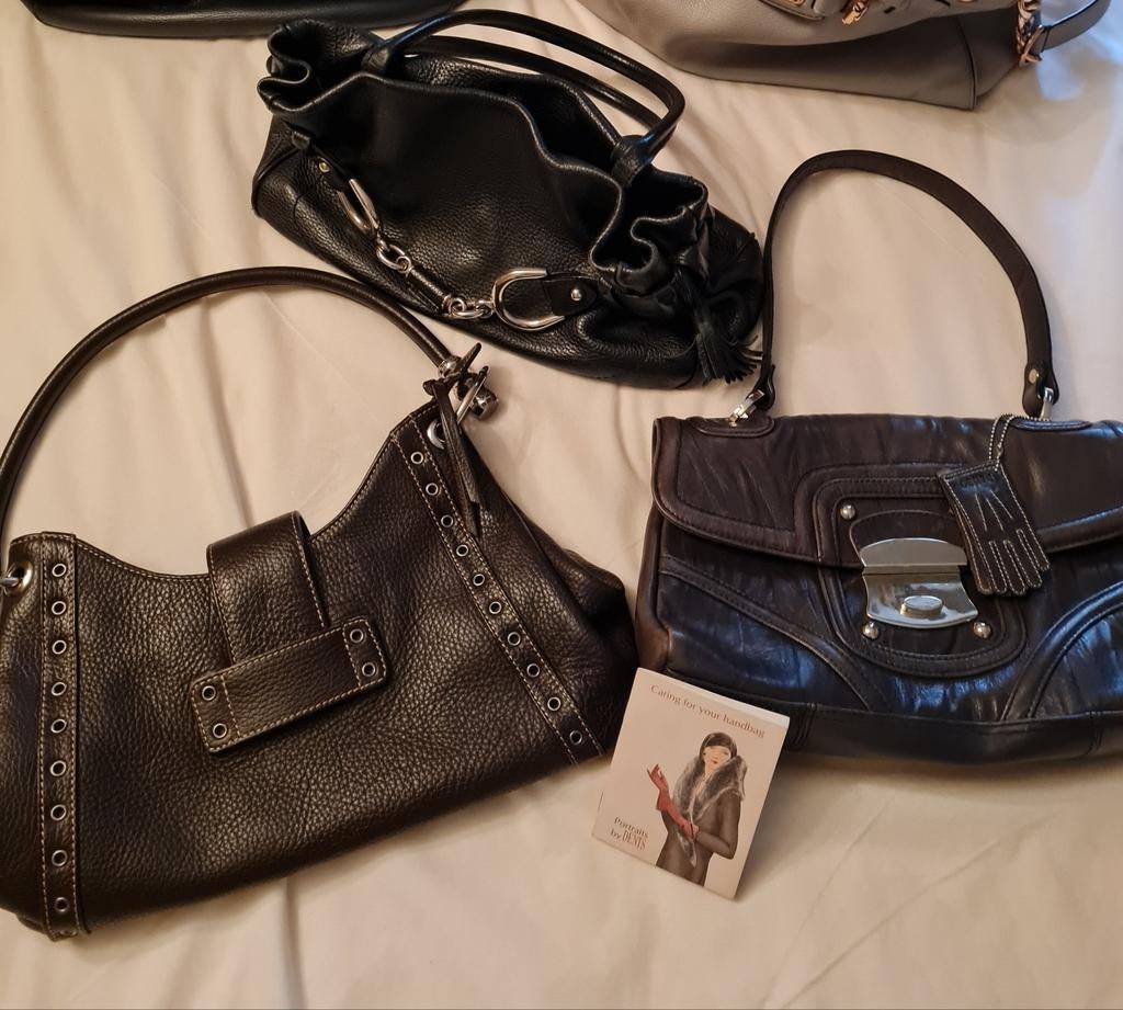 Italiaanse leren handtassen Buti Etrier Barbara, Enlèvement ou Envoi, Comme neuf, Noir