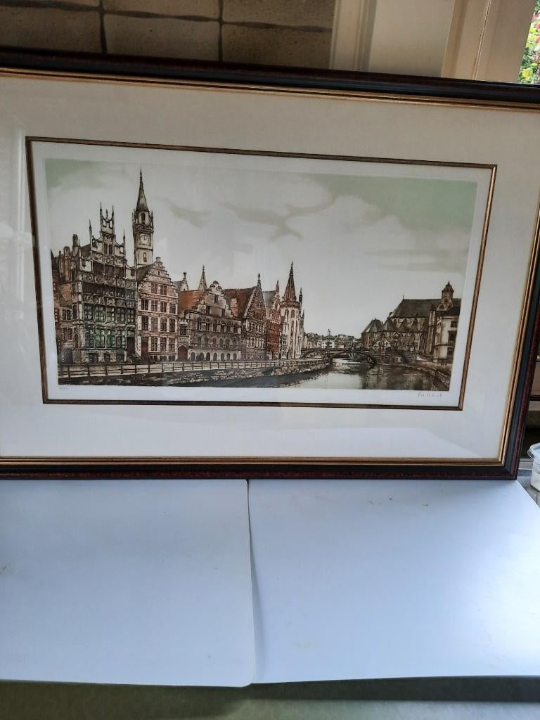Hebbelinck Roger en Francis ets, Antiek en Kunst, Ophalen