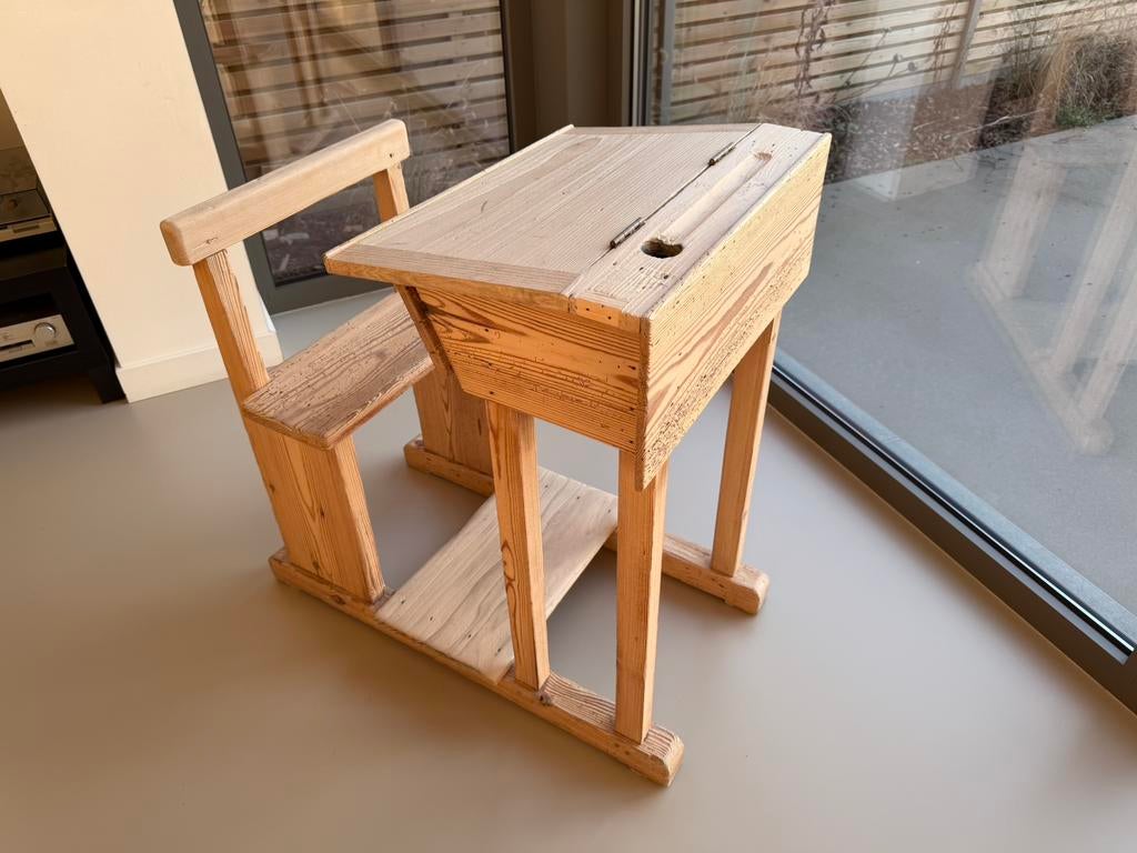 Vintage schoolbank, Enlèvement, Utilisé